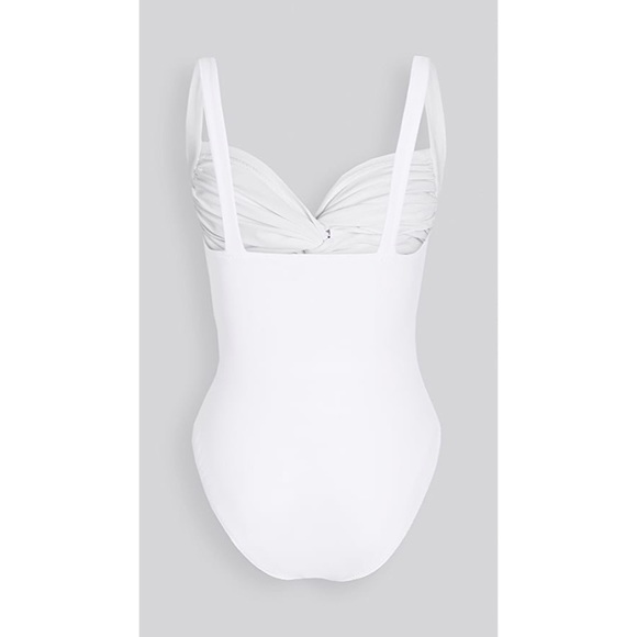 Norma Kamali Twist Mio Bodysuit Size M Nwot $165 - Picture 4 of 9